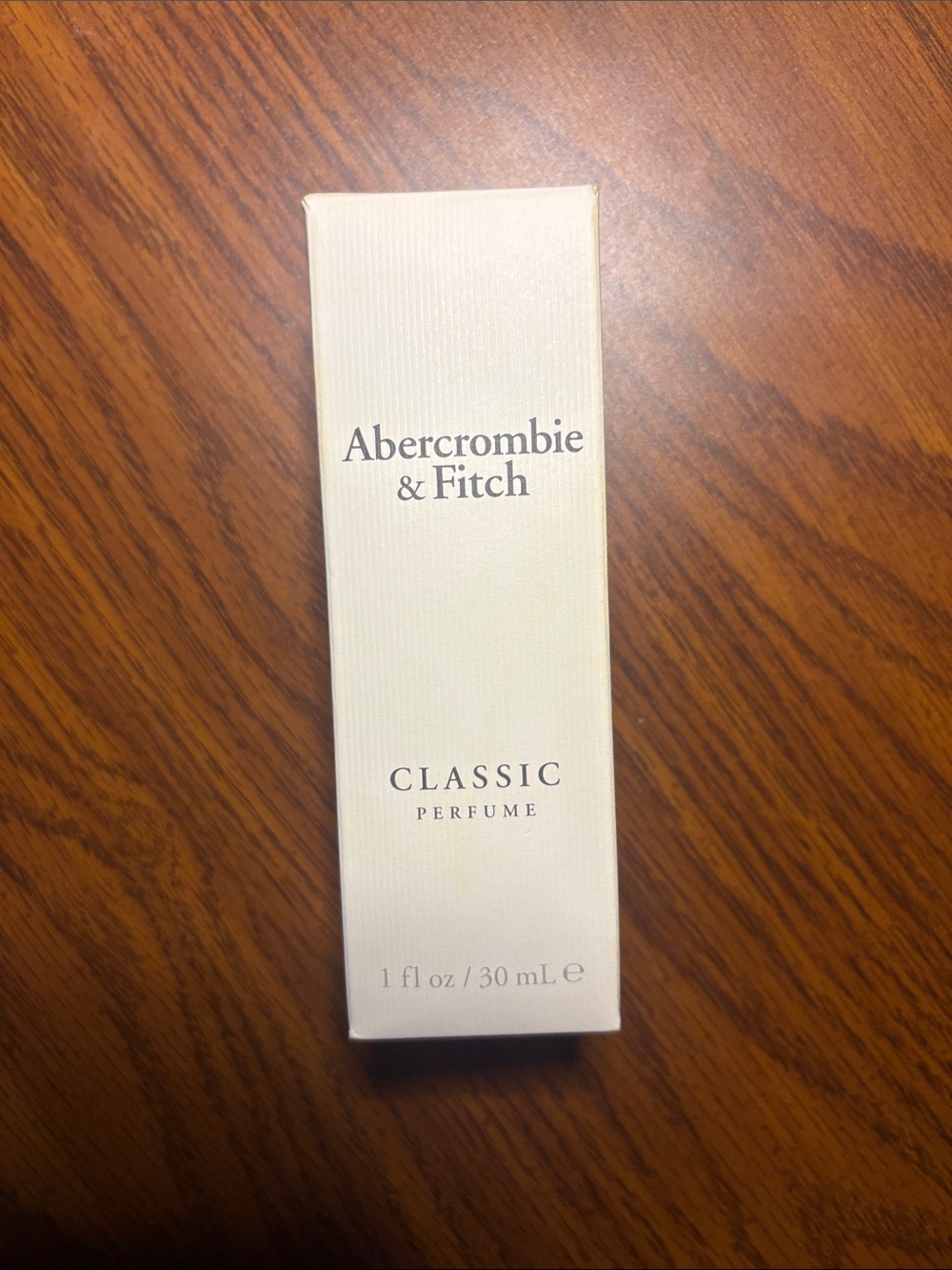Abercrombie & Fitch Classic Perfume — Cream White Packaging